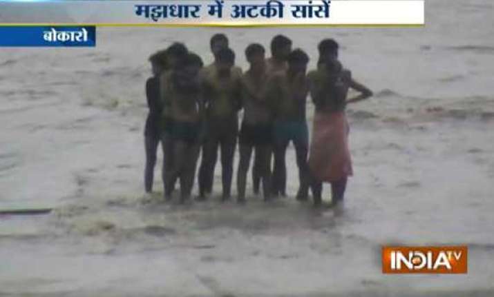 tragedy averted 10 students trapped after release of water