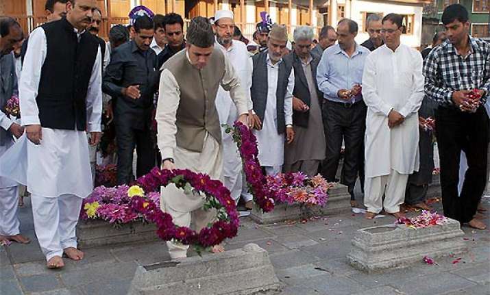 tributes to 1931 martyrs amid separatist shutdown in