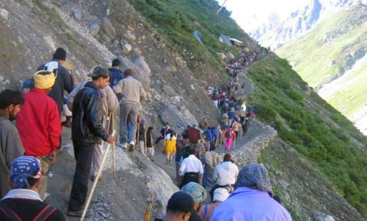 two lakh pilgrims registered for amarnath yatra