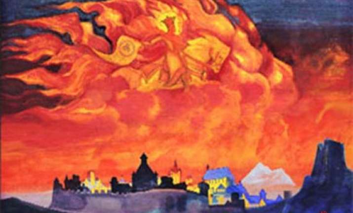 two roerich paintings disappear from delhi appear at london
