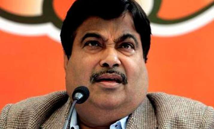 up polls bjp gives credit to gadkari for good show