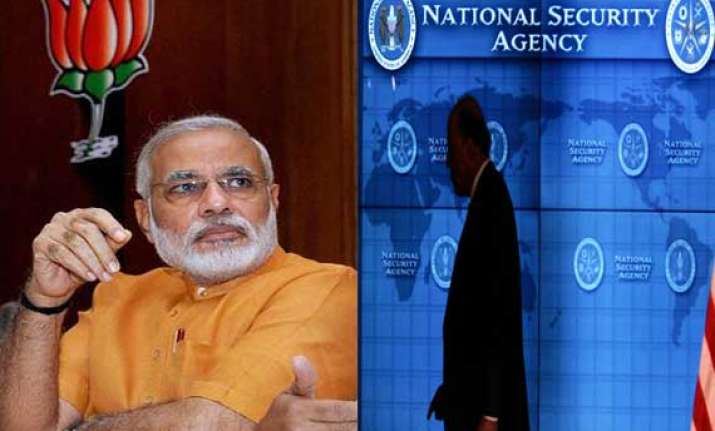 us authorised nsa to spy on bjp and six other foreign