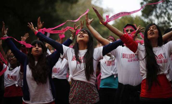 wake up delhi sing flash mobs for one billion rising