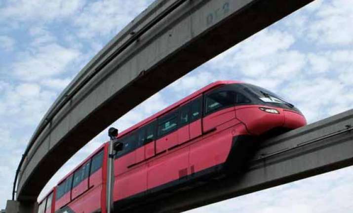 watch in pics india s first monorail in mumbai