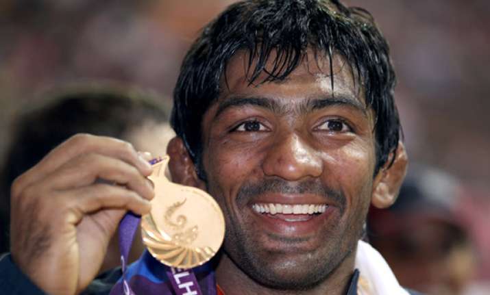 wrestlers amit yogeshwar qualify for london olympics sushil