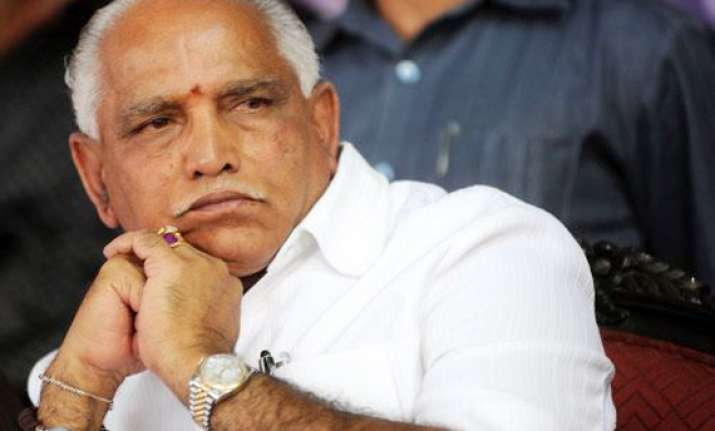 yeddyurappa musters sizeable support in show of strength