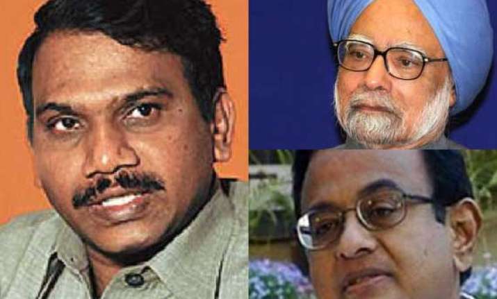 2g raja tells court pm chidambaram knew about spectrum