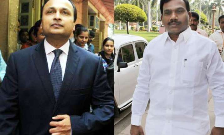 2g scam cbi confronted ambani and raja