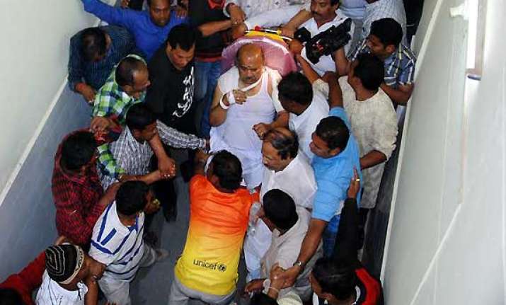 10 held for attack on odisha minister maheswar mohanty