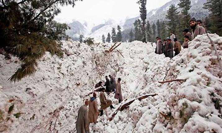 1 killed another feared dead in avalanche in j k