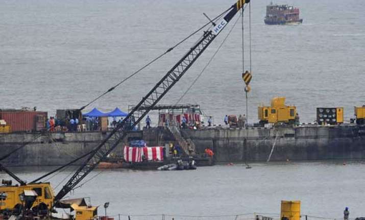 10 months after sinking submarine ins sindhurakshak salvaged