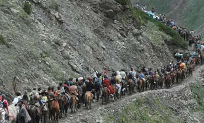 30th batch of amarnath pilgrims left for shrine
