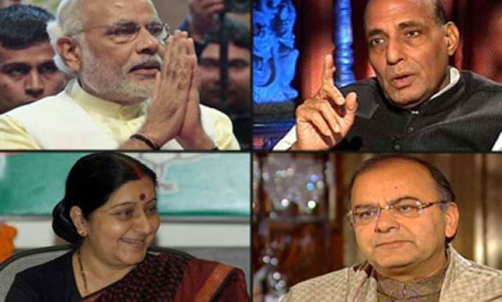small and compact cabinet to take oath with modi on may 26