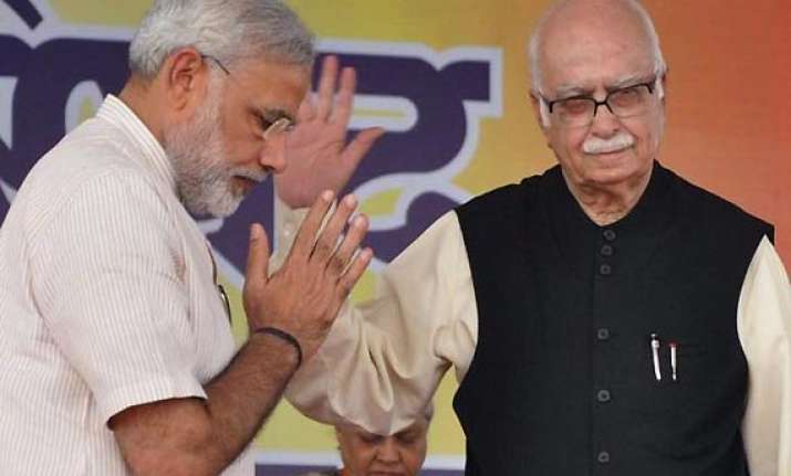 advani modi to share dais in ahmedabad tomorrow