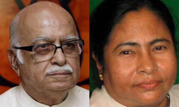 advani congratulates mamata