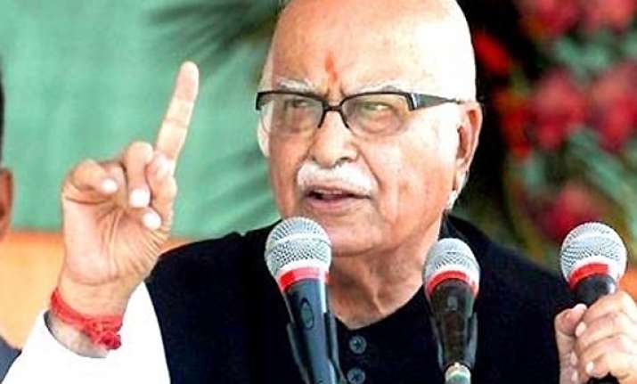 advani in ayodhya talks of ram temple
