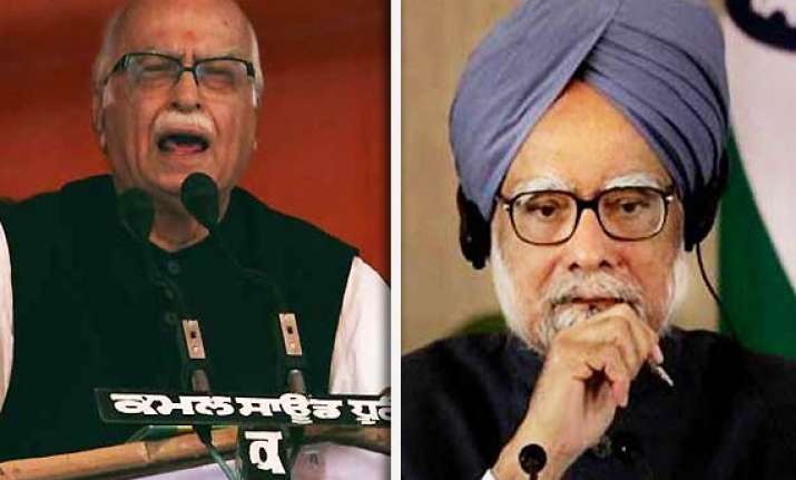 advani targets pm on lokpal questions conspiratorial silence