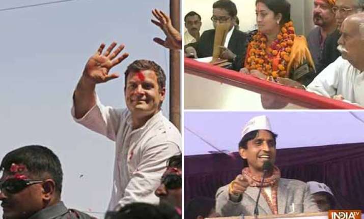 battle to watch amethi rahul gandhi vs smriti irani vs