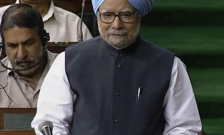 combative manmohan attacks bjp in parliament opposition