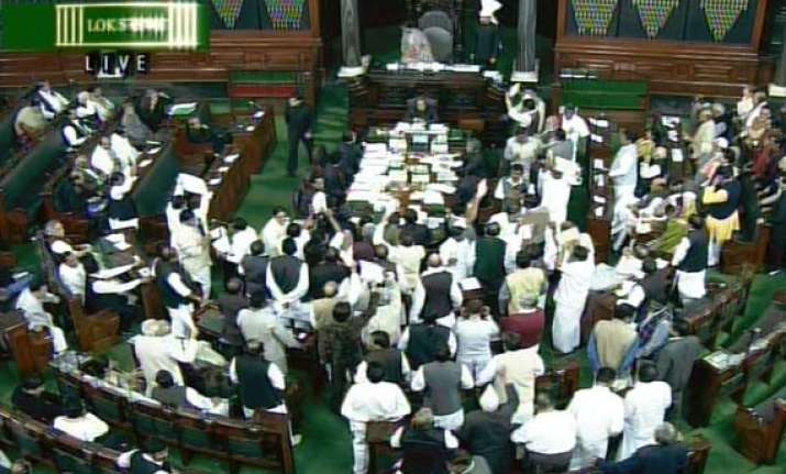 annual ritual lok sabha stalled on babri demolition