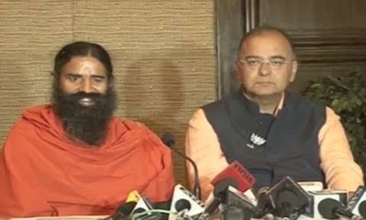 arun jaitley compares ramdev with mahatma gandhi jp narayan