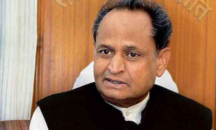 ashok gehlot slams raje for accusing his government of