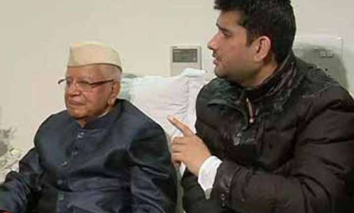 at last n d tiwari admits rohit shekhar is his son