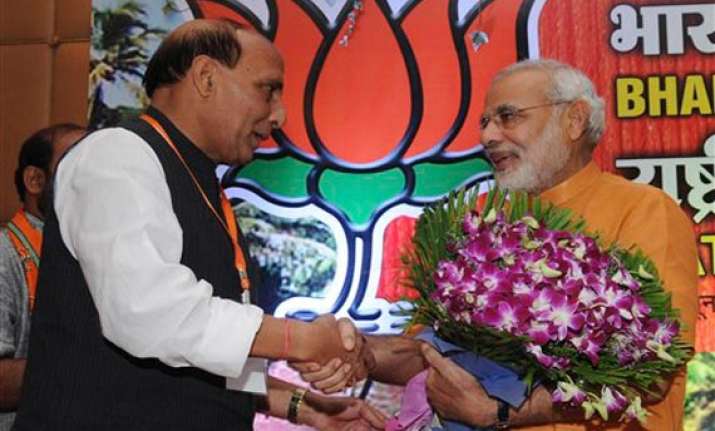 bjp allies welcome modi s elevation congress says not afraid