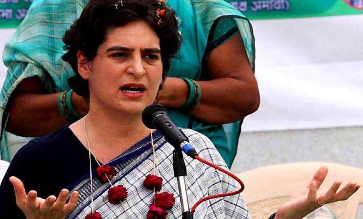 bjp behaving like baffled rats says priyanka on vadra video