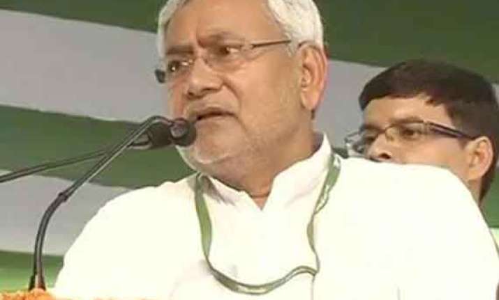 bjp has destroyed brand bihar says nitish kumar
