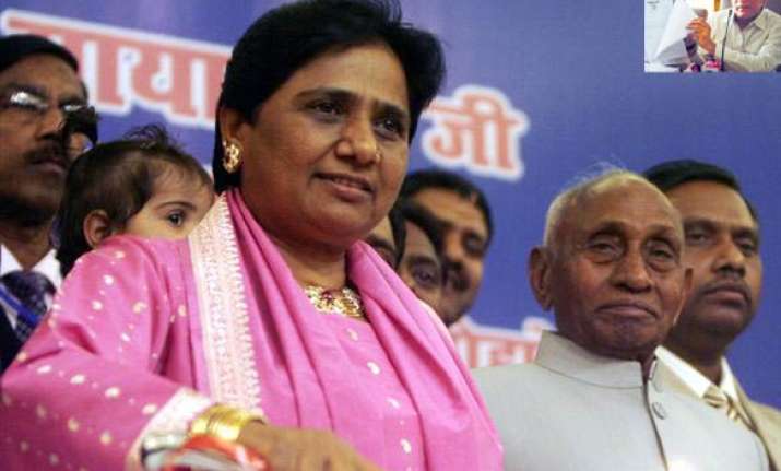 bjp alleges rs 2.54 lakh cr scam by mayawati govt