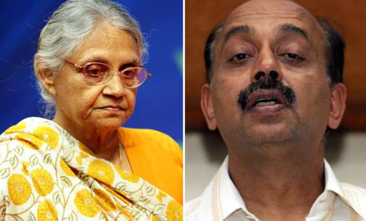 bjp demands action against sheila dikshit