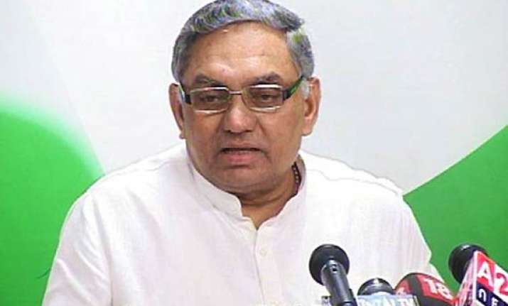 bjp playing opportunistic politics says congress