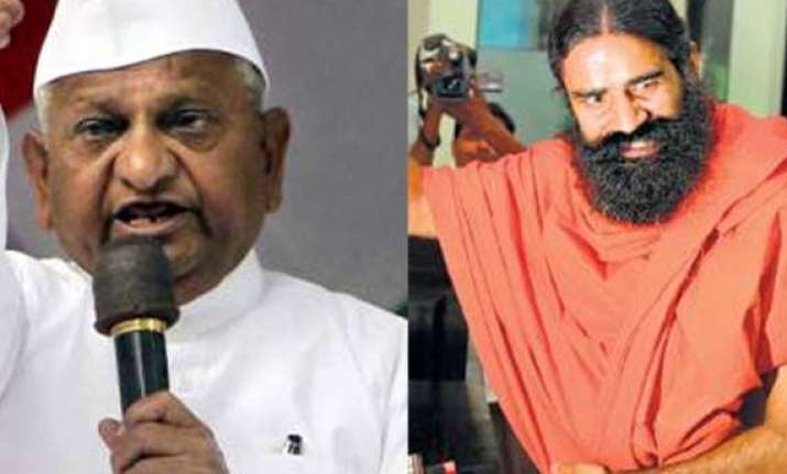 bjp appears to endorse hazare ramdev agitation tomorrow