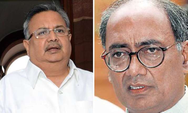 bjp won elections with money from naxalites digvijay