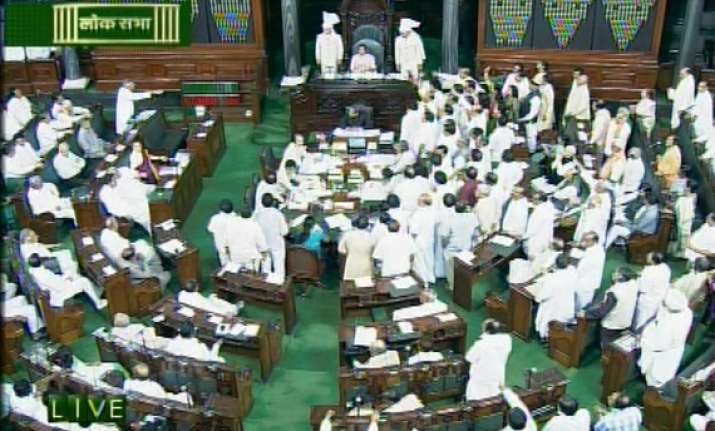 both houses adjourned till noon after uproar over coalgate
