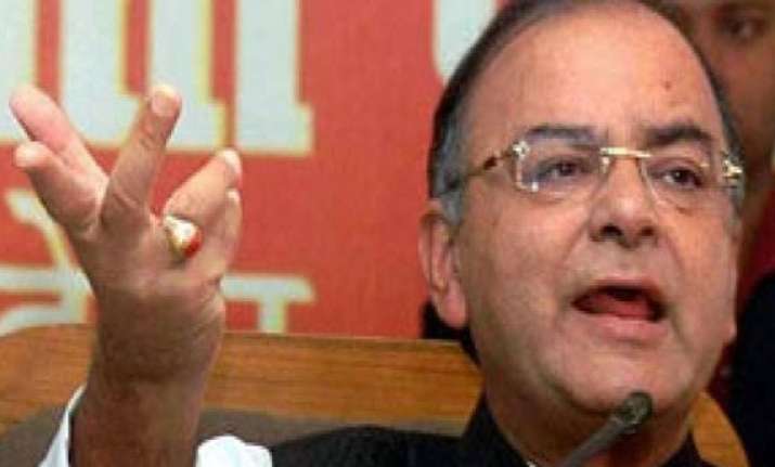 congress propping up third front a nightmare says arun