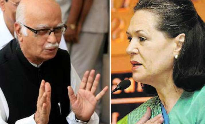 congress has become fiefdom of a singly family writes advani