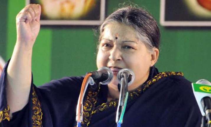 dmk has pushed tn behind gujarat punjab says jaya