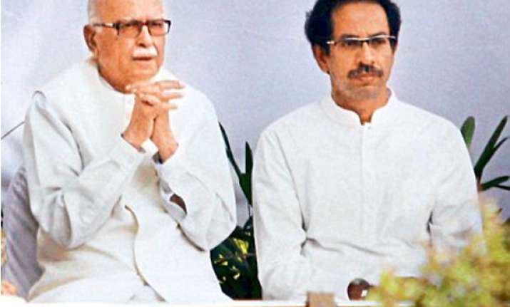 don t discard advani yet sena to bjp