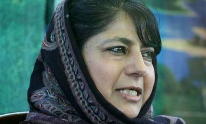 gaza attacks mehbooba mufti led pdp walks out of lok sabha