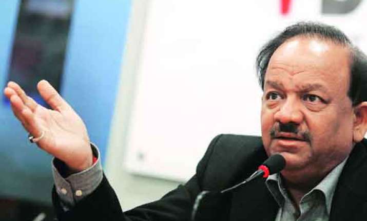 harsh vardhan outlines key to reduce maternal and child