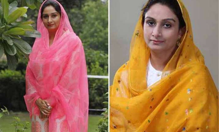 in pics harsimrat kaur badal union minister for food