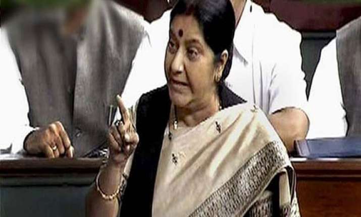 hyderabad attack is massive failure sushma swaraj