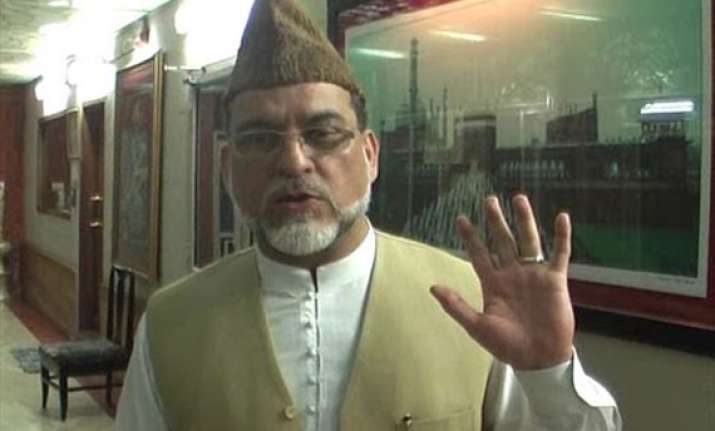 imam bhukari s brother opposes support to congress