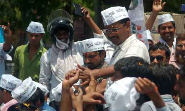 in pics kejriwal files nomination from varanasi