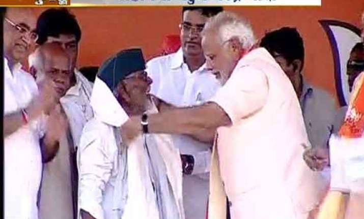 in pics modi s rally in rohaniya varanasi