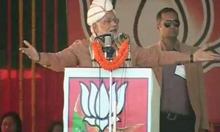in pics narendra modi s silchar assam rally