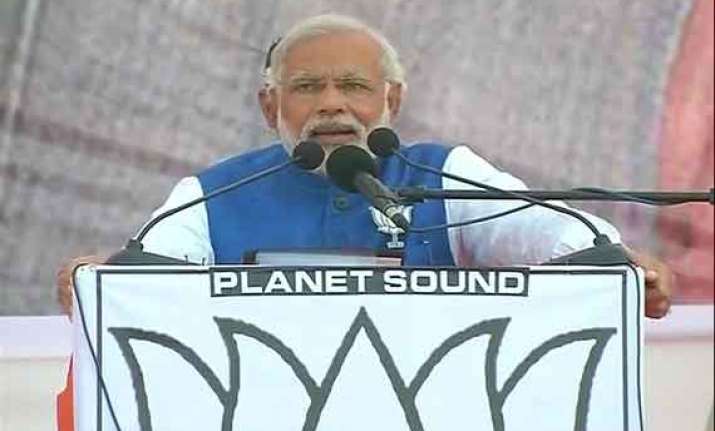 in pics narendra modi s rally in andhra pradesh