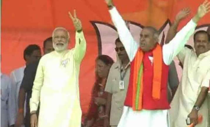 in pics narendra modi s rally in up